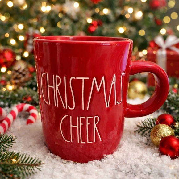 Rae Dunn Other - Rae Dunn “Christmas Cheer” Red Mug Holiday Coffee Cup Christmas Decor